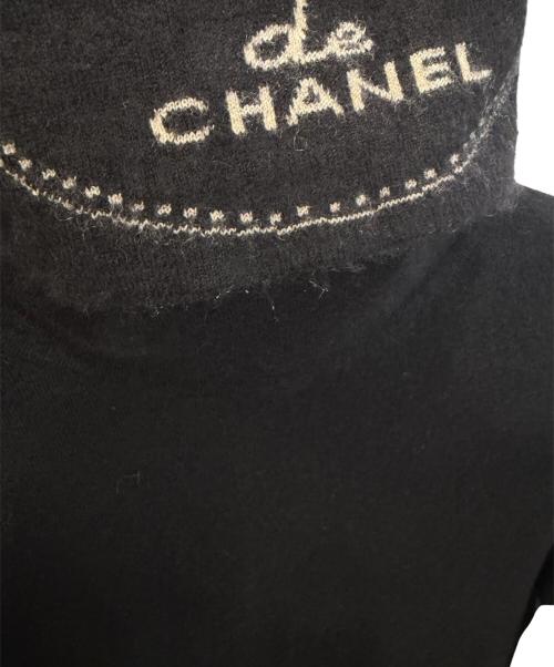 CHANEL（シャネル）CHANEL (シャネル) カシミヤ タートルネックニット ブラック サイズ:38の古着・服飾アイテム