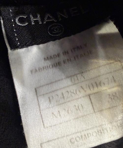 CHANEL（シャネル）CHANEL (シャネル) カシミヤ タートルネックニット ブラック サイズ:38の古着・服飾アイテム