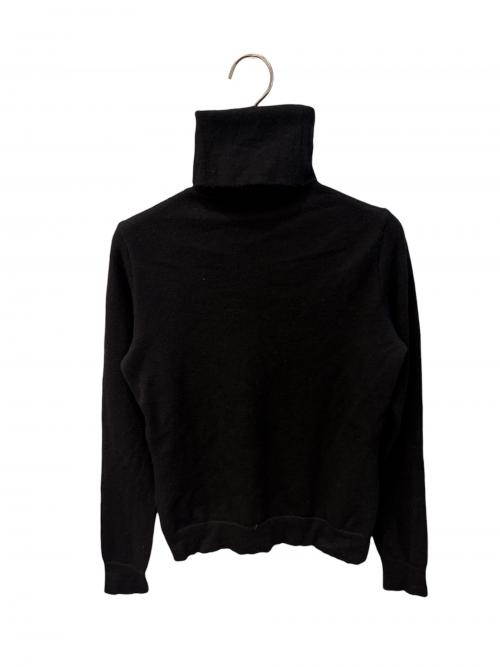 CHANEL（シャネル）CHANEL (シャネル) カシミヤ タートルネックニット ブラック サイズ:38の古着・服飾アイテム