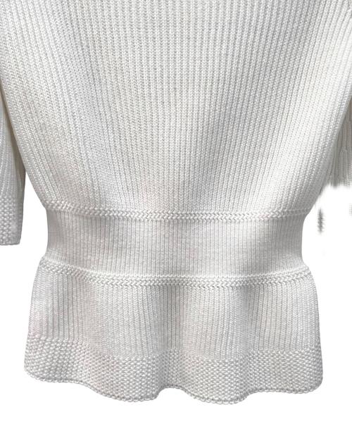 CHANEL（シャネル）CHANEL (シャネル) ウエストリブニット ホワイト サイズ:36の古着・服飾アイテム