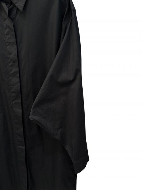 HERMES（エルメス）HERMES (エルメス) コットンシャツワンピース/マルジェラ期  ブラック サイズ:40の古着・服飾アイテム