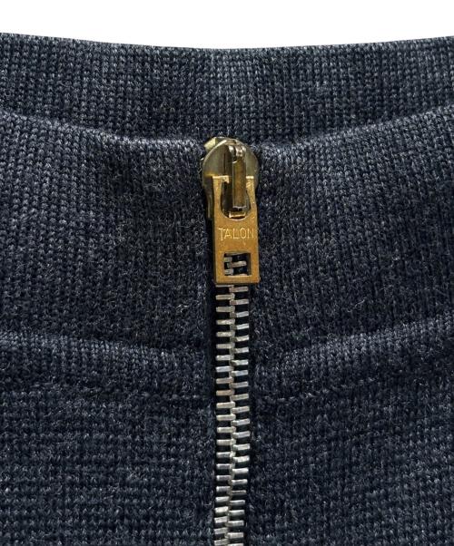 CHANEL（シャネル）CHANEL (シャネル) ヴィンテージ ココマーク ジップニットスカート グレー サイズ:38の古着・服飾アイテム