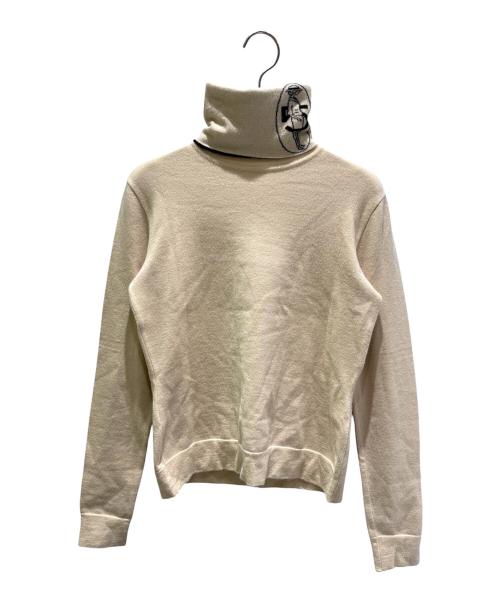 CHANEL（シャネル）CHANEL (シャネル) タートルネックニット ベージュ サイズ:40の古着・服飾アイテム