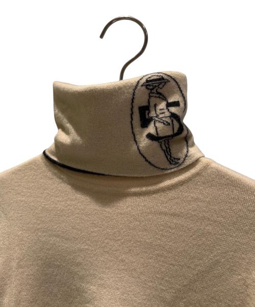 CHANEL（シャネル）CHANEL (シャネル) タートルネックニット ベージュ サイズ:40の古着・服飾アイテム