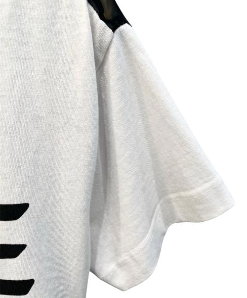 sacai（サカイ）sacai (サカイ) バック切替Tシャツ ホワイト×ブラック サイズ:1の古着・服飾アイテム