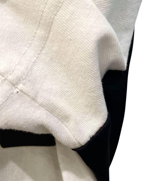 sacai（サカイ）sacai (サカイ) バック切替Tシャツ ホワイト×ブラック サイズ:1の古着・服飾アイテム