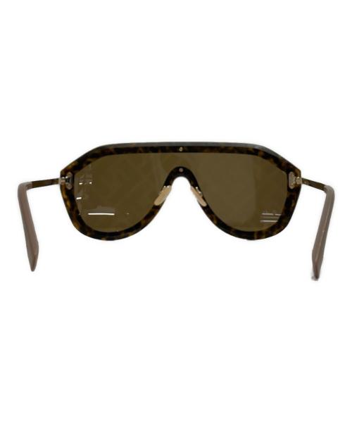 FENDI（フェンディ）FENDI (フェンディ) ファビュラス ティアドロップサングラス ブラウンの古着・服飾アイテム