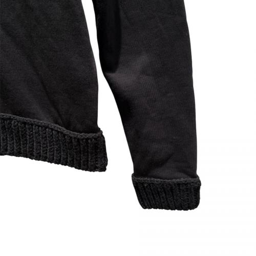 MONCLER（モンクレール）MONCLER (モンクレール) 切替ロゴニット ブラック サイズ:14A(164cm)の古着・服飾アイテム