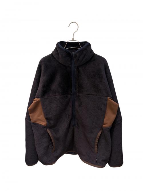 MONCLER GRENOBLE（モンクレール グルノーブル）MONCLER GRENOBLE (モンクレール グルノーブル) ポーラテック ハイネック フリースジャケット パープル×ブラウン サイズ:Ｌの古着・服飾アイテム