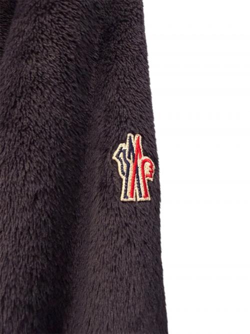 MONCLER GRENOBLE（モンクレール グルノーブル）MONCLER GRENOBLE (モンクレール グルノーブル) ポーラテック ハイネック フリースジャケット パープル×ブラウン サイズ:Ｌの古着・服飾アイテム