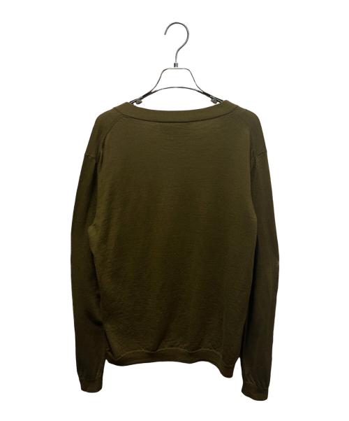 GUCCI（グッチ）GUCCI (グッチ) ホースビットトゴデザインカーディガン オリーブ サイズ:Lの古着・服飾アイテム