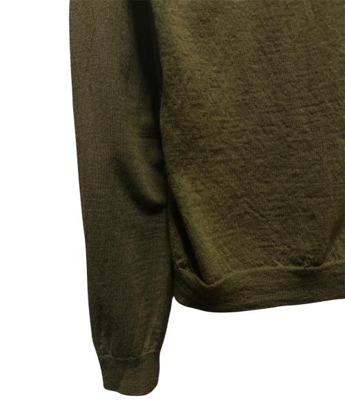 GUCCI（グッチ）GUCCI (グッチ) ホースビットトゴデザインカーディガン オリーブ サイズ:Lの古着・服飾アイテム