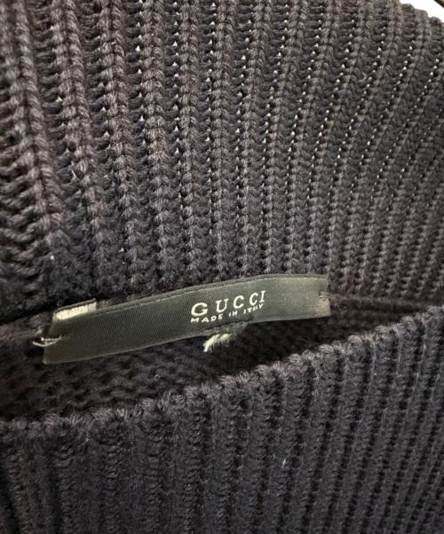 GUCCI（グッチ）GUCCI (グッチ) ボートネックセーター ネイビー サイズ:-の古着・服飾アイテム