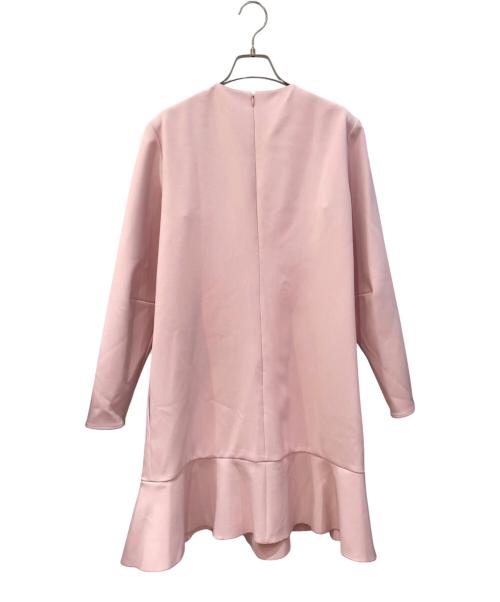 RED VALENTINO（レッドヴァレンティノ）RED VALENTINO (レッドヴァレンティノ) フリルワンピース ピンク サイズ:44の古着・服飾アイテム