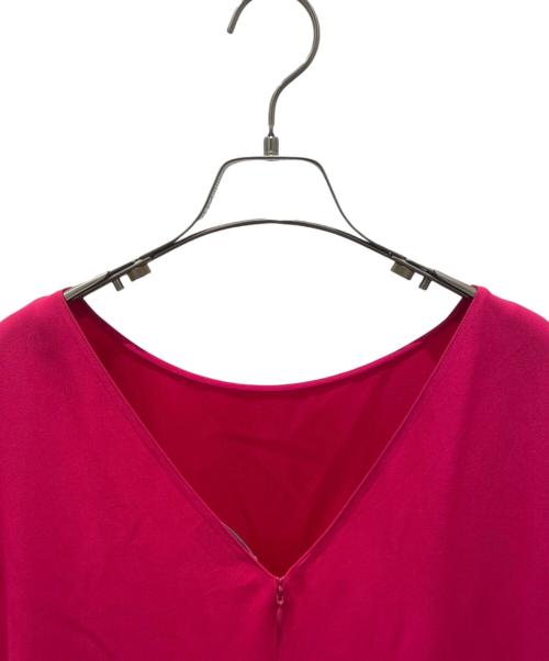 RED VALENTINO（レッドヴァレンティノ）RED VALENTINO (レッドヴァレンティノ) フリルワンピース ショッキングピンク サイズ:46の古着・服飾アイテム