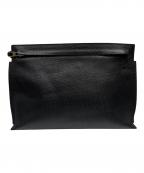 LOEWEロエベ）の古着「T-POUCH LINEN クラッチバッグ」｜ブラック
