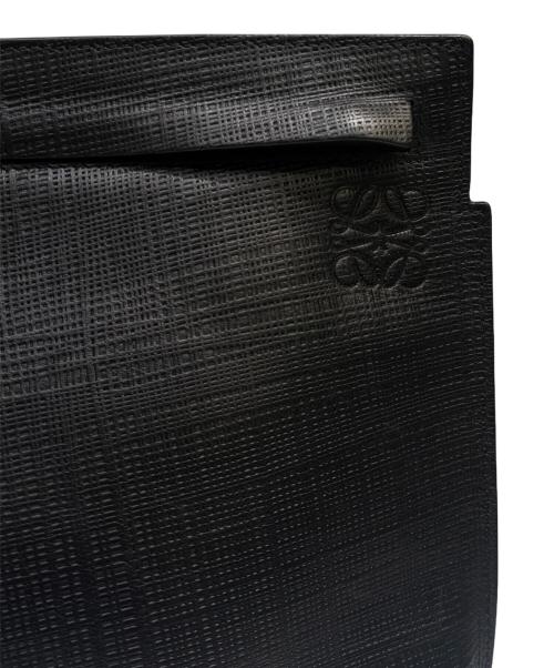 LOEWE（ロエベ）LOEWE (ロエベ) T-POUCH LINEN クラッチバッグ ブラックの古着・服飾アイテム