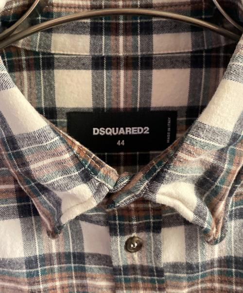 DSQUARED2（ディースクエアード）DSQUARED2 (ディースクエアード) チェックシャツ マルチカラー サイズ:44の古着・服飾アイテム