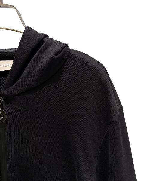 MONCLER（モンクレール）MONCLER (モンクレール) ジップアップパーカー/	MAGLIA CARDIGAN ブラック サイズ:Mの古着・服飾アイテム