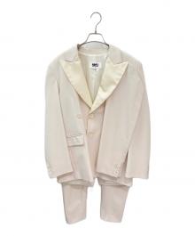 MM6 Maison Margiela（エムエムシックスメゾンマルジェラ）の古着「テーラードジャケット」｜ベージュ