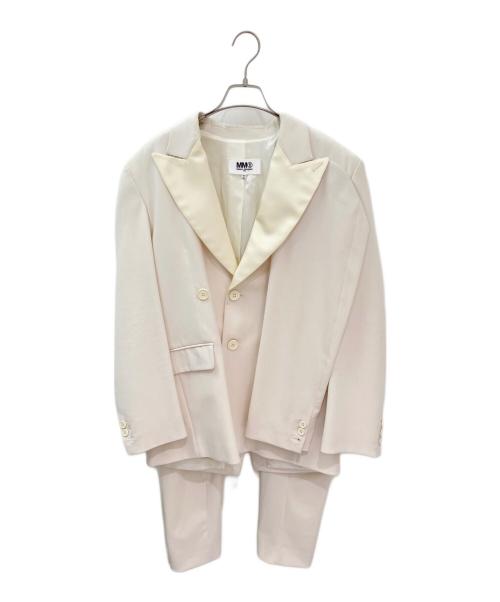 MM6 Maison Margiela（エムエムシックスメゾンマルジェラ）MM6 Maison Margiela (エムエムシックスメゾンマルジェラ) テーラードジャケット ベージュ サイズ:36の古着・服飾アイテム