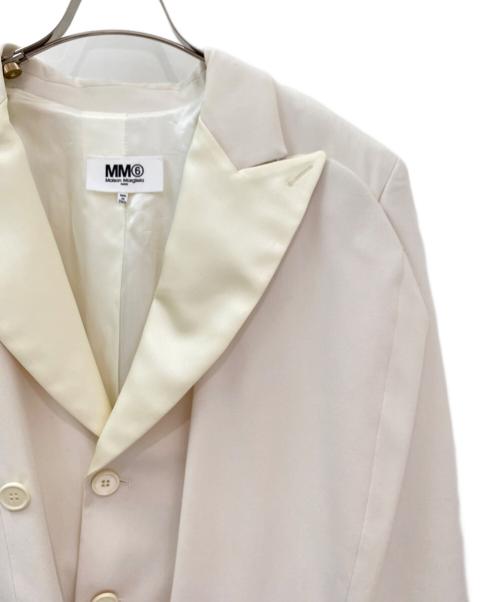 MM6 Maison Margiela（エムエムシックスメゾンマルジェラ）MM6 Maison Margiela (エムエムシックスメゾンマルジェラ) テーラードジャケット ベージュ サイズ:36の古着・服飾アイテム