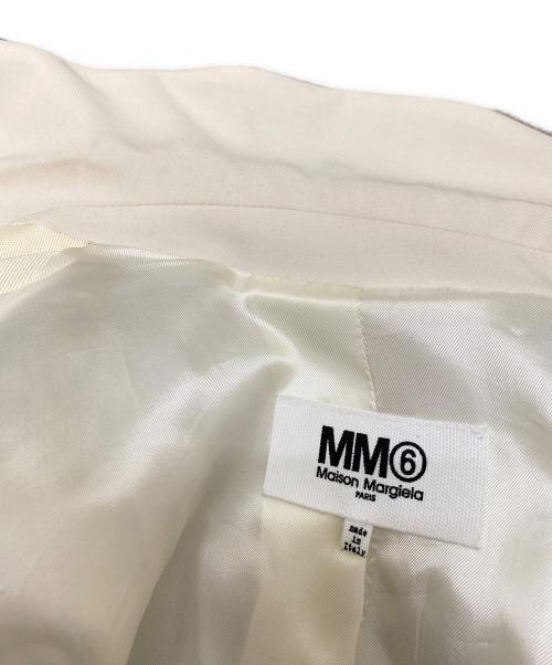 MM6 Maison Margiela（エムエムシックスメゾンマルジェラ）MM6 Maison Margiela (エムエムシックスメゾンマルジェラ) テーラードジャケット ベージュ サイズ:36の古着・服飾アイテム