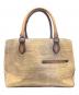 Berluti（ベルルッティ）の古着「カリグラフィ トゥジュール トートバッグ/Berluti Calligraphy Toujours Tote Bag」｜ベージュ×ブラック
