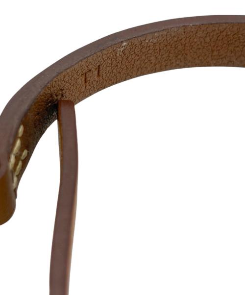 HERMES（エルメス）HERMES (エルメス) エトリエ ドゥブルトゥール ブラウン×ゴールド サイズ:最長：約14~14.5cmの古着・服飾アイテム