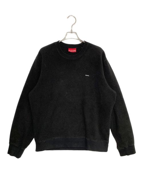 SUPREME（シュプリーム）SUPREME (シュプリーム) Polartec Small Box Crew Neck ブラック サイズ:Mの古着・服飾アイテム