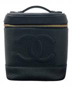 CHANELシャネル）の古着「ココマークバニティバッグ」｜ブラック