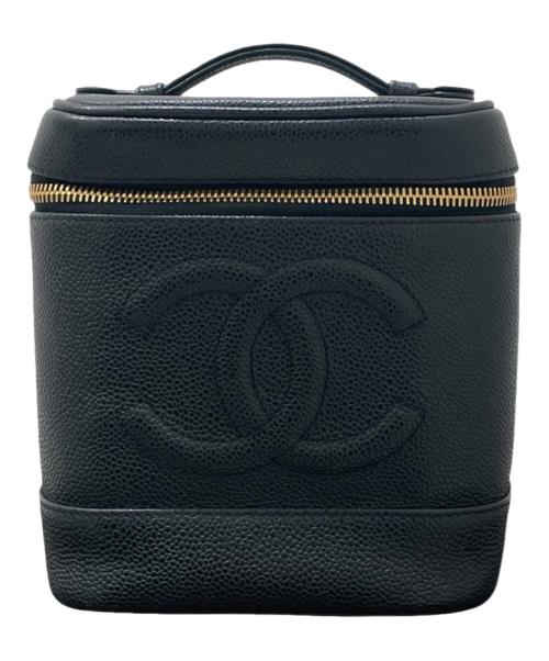 CHANEL（シャネル）CHANEL (シャネル) ココマークバニティバッグ ブラックの古着・服飾アイテム