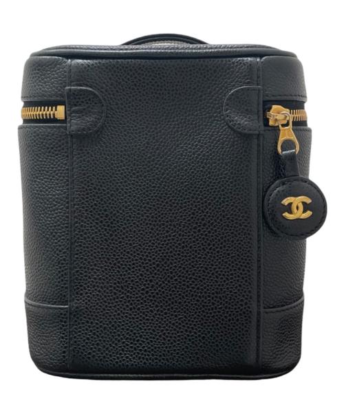 CHANEL（シャネル）CHANEL (シャネル) ココマークバニティバッグ ブラックの古着・服飾アイテム