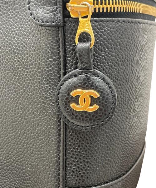 CHANEL（シャネル）CHANEL (シャネル) ココマークバニティバッグ ブラックの古着・服飾アイテム