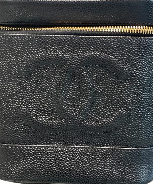 CHANEL（シャネル）CHANEL (シャネル) ココマークバニティバッグ ブラックの古着・服飾アイテム