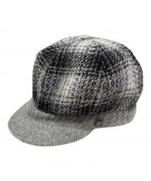 CHANEL（シャネル）の古着「カシミヤ混ニットキャップ」｜グレー