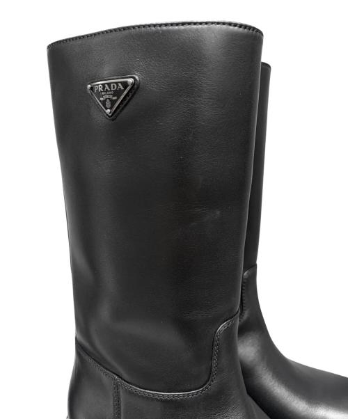 PRADA（プラダ）PRADA (プラダ) チョコレートブーツ ブラック サイズ:36の古着・服飾アイテム