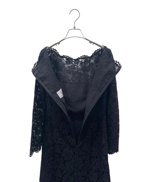 VALENTINO（ヴァレンティノ）VALENTINO (ヴァレンティノ) レースワンピース ブラック サイズ:40の古着・服飾アイテム