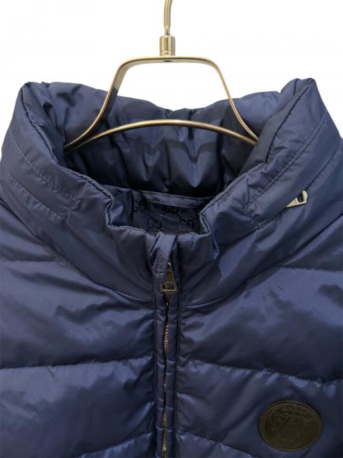 GUCCI（グッチ）GUCCI (グッチ) ヒステリアロゴダウンジャケット ネイビー サイズ:50の古着・服飾アイテム