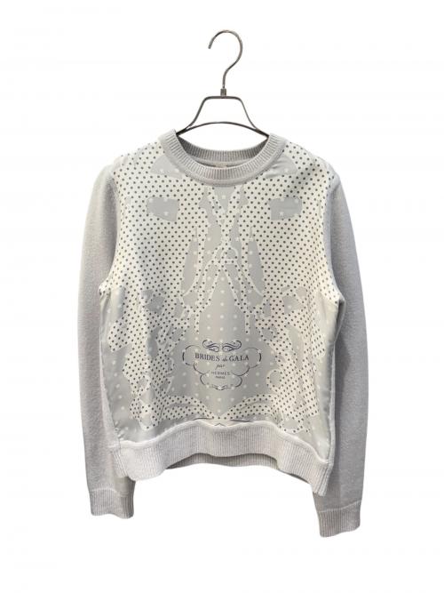 HERMES（エルメス）HERMES (エルメス) ツイルレーヌツウィレンセーター ブルー サイズ:40の古着・服飾アイテム