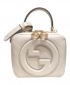 GUCCIグッチ）の古着「BLONDIE/ブロンディ 2WAYトップハンドルバッグ」｜ホワイト