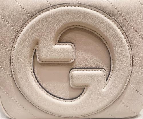GUCCI（グッチ）GUCCI (グッチ) BLONDIE/ブロンディ 2WAYトップハンドルバッグ ホワイトの古着・服飾アイテム