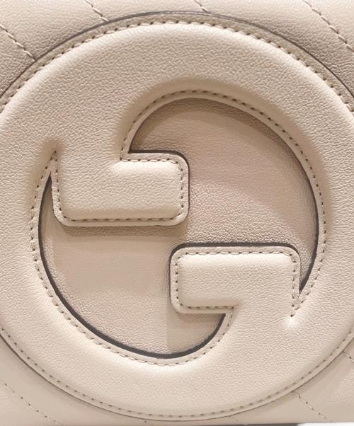 GUCCI（グッチ）GUCCI (グッチ) BLONDIE/ブロンディ 2WAYトップハンドルバッグ ホワイトの古着・服飾アイテム