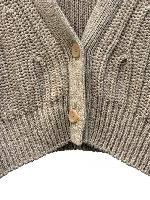 MaxMara（マックスマーラ）MaxMara (マックスマーラ) クロップドカーディガン ベージュ サイズ:Ｓの古着・服飾アイテム