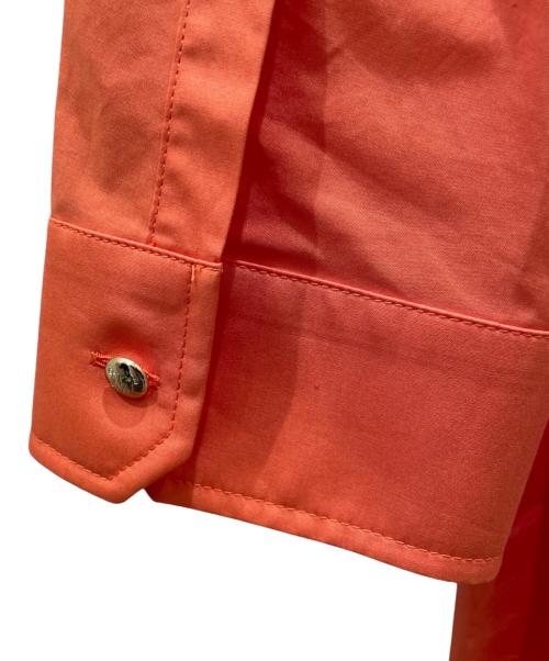 MaxMara（マックスマーラ）MaxMara (マックスマーラ) ベルテッドシャツワンピース オレンジ サイズ:38の古着・服飾アイテム