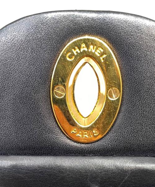 CHANEL（シャネル）CHANEL (シャネル) デカマトラッセ34/マトラッセ チェーンショルダーバッグ ブラック サイズ:34の古着・服飾アイテム