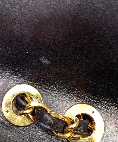 CHANEL（シャネル）CHANEL (シャネル) デカマトラッセ34/マトラッセ チェーンショルダーバッグ ブラック サイズ:34の古着・服飾アイテム