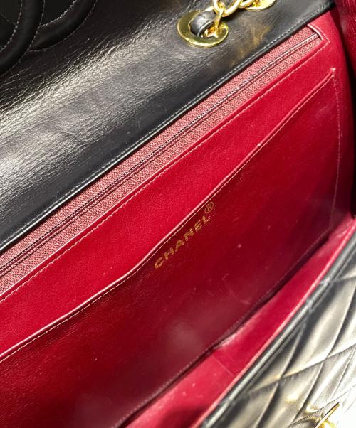 CHANEL（シャネル）CHANEL (シャネル) デカマトラッセ34/マトラッセ チェーンショルダーバッグ ブラック サイズ:34の古着・服飾アイテム