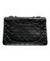 CHANEL (シャネル) デカマトラッセ34/マトラッセ チェーンショルダーバッグ ブラック サイズ:34：500000円