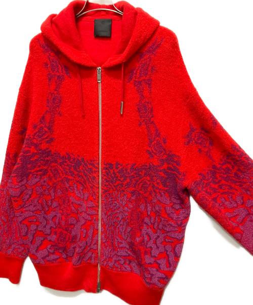 GIVENCHY（ジバンシィ）GIVENCHY (ジバンシィ) ウールパーカー レッド サイズ:Ｓの古着・服飾アイテム